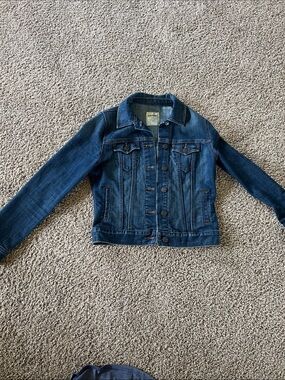 Old Navy women’s Dark Blue Denim Jacket Small Classic